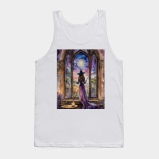 The Lavender Witch Casting a Spell Tank Top